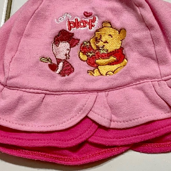 Pooh & Piglet Ruffle Jersey Sunhat - Picture 2 of 4